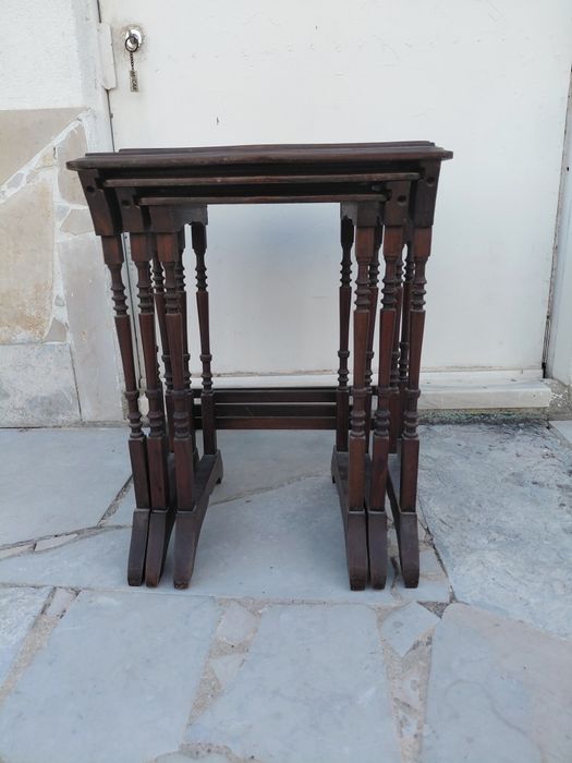 Mesa (4)Mãe  estilo Inglês em madeira maciça