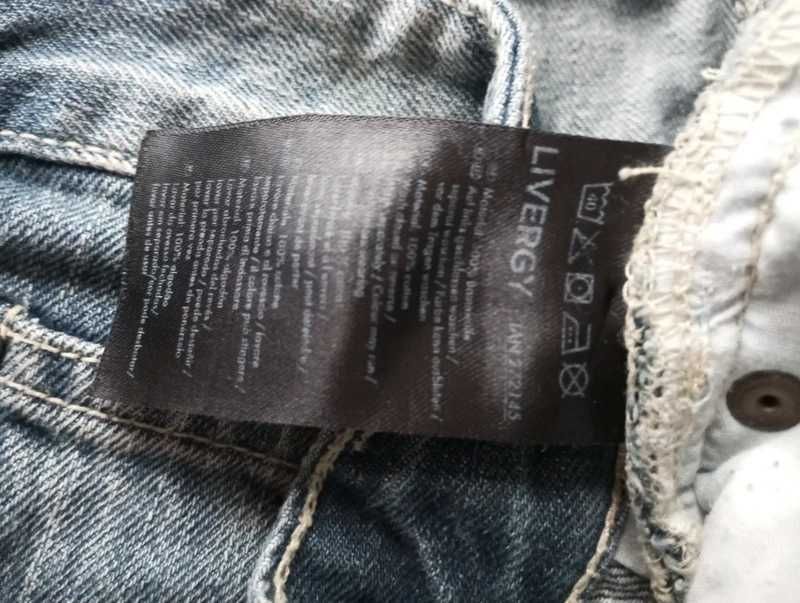 Livergy męskie szorty jeansowe Modern Staight Fit rozm.48