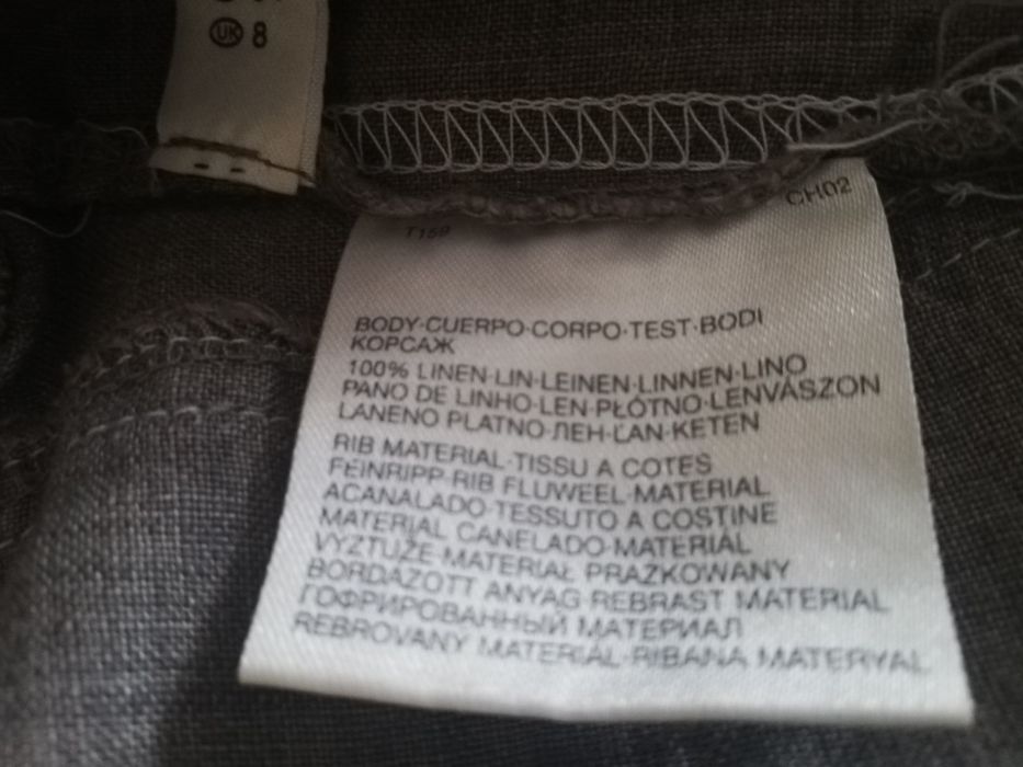 Spodnie ciążowe, len C&A