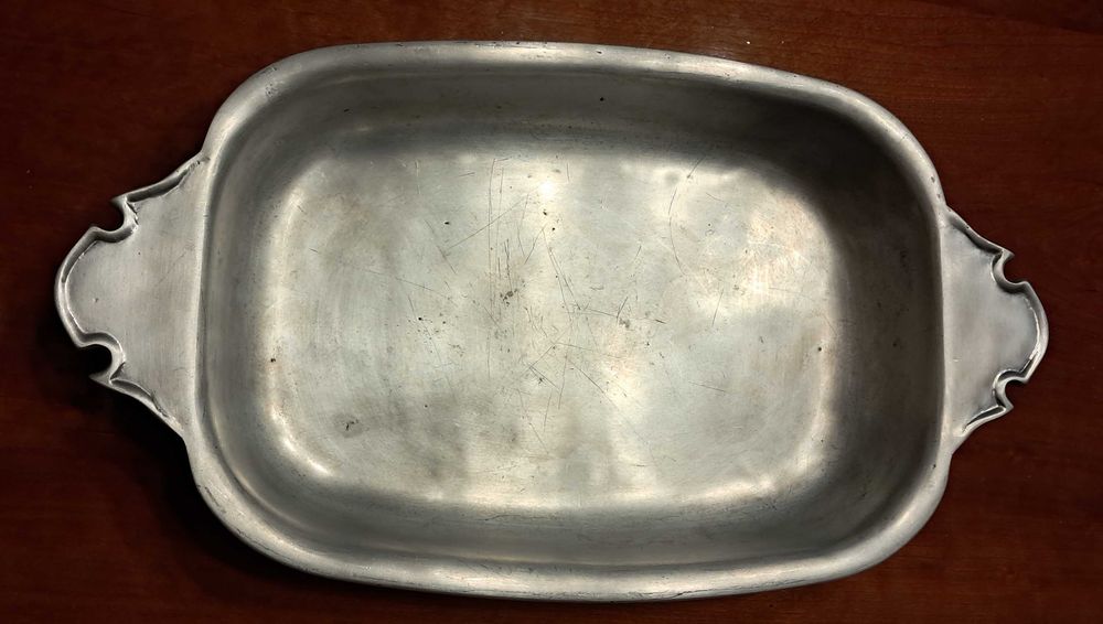 Prato grande em estanho, óptimo estado