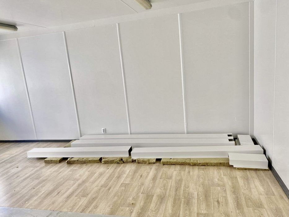 Kontener socjalny biurowy duet open space 30 m2  budowlany