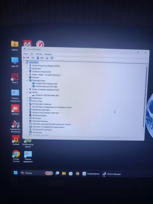Ігровий 12 ядерний! Acer Predator 144 HZ!