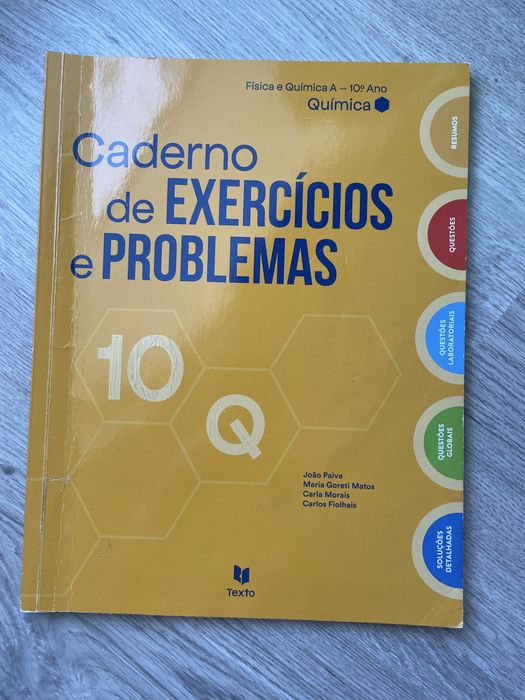 livro de exercicios de quimica 10° ano