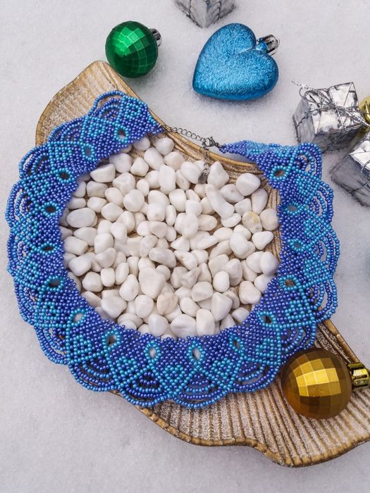 Ніжна силянка в синіх відтінках