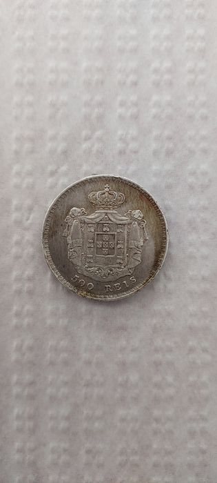 Moeda de PRATA. D. Maria II - 500 Reis 1842 Prata