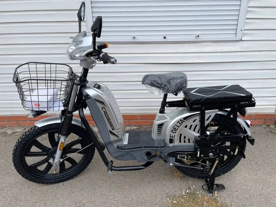 ХИТ ПРОДАЖ‼️Электро скутер E-DELTA 24" мопед мотороллер велосипед RUTA