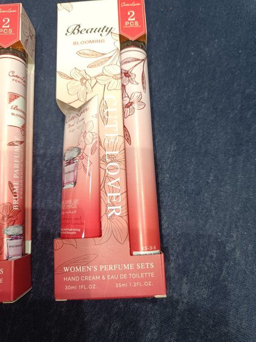 Zestaw perfumetka i krem do rąk