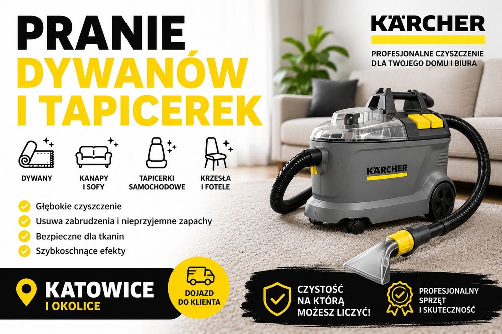 Profesjonalne pranie dywanów i tapicerek. Katowice i okolice