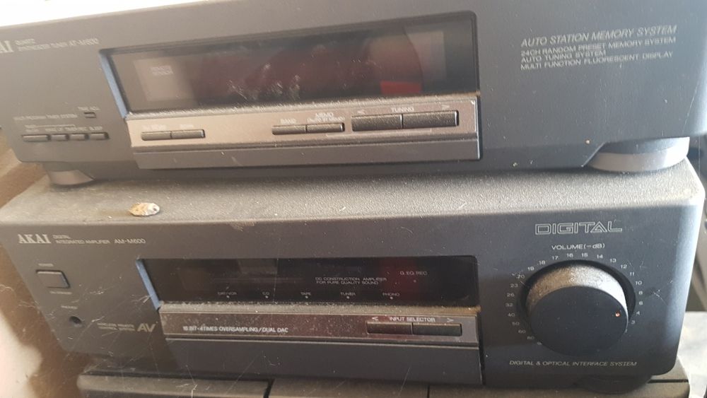 Conjunto Amplificador e Aparelhagem de Som AKAI Home Stereo Syste
