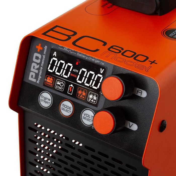 PROSTOWNIK INWERTOROWY Z Rozruchem Samochodowy 600A BJC 12/24V Pro