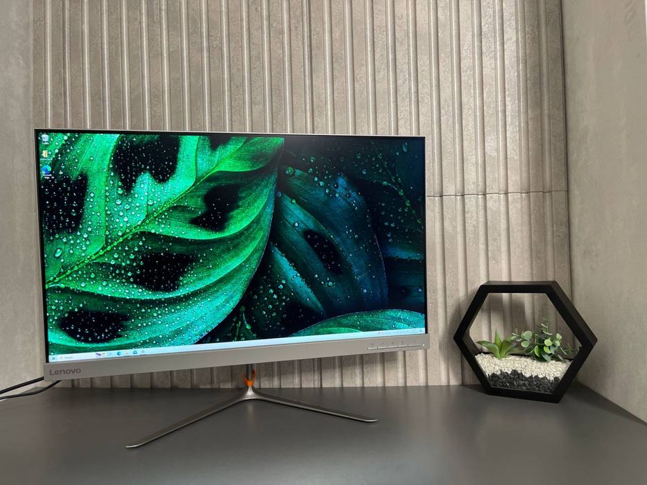 2К безрамковий монітор 27 дюймів Lenovo HDMI Quad HD