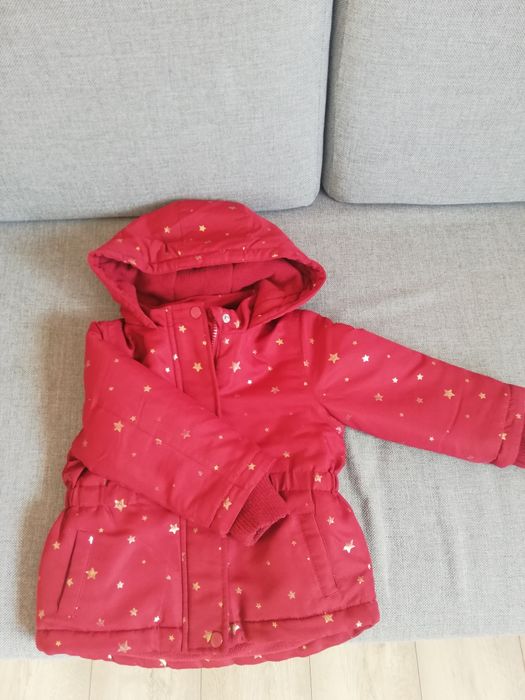 Kurtka zimowa bordowa