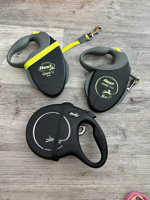 Flexi Giant Neon M, Flexi New Classic L повідець-рулетка до 50/25 кг