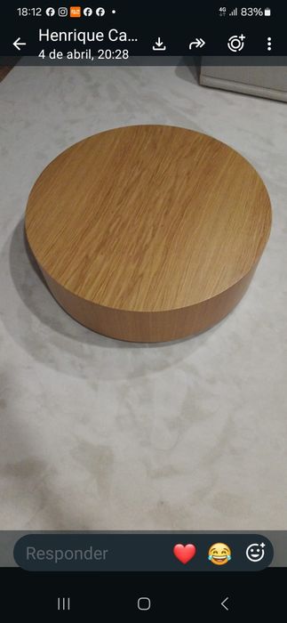 Mesa de centro carvalho