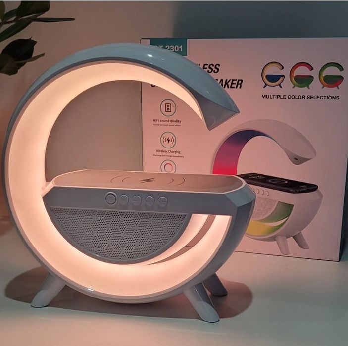 Лампа з колонкою