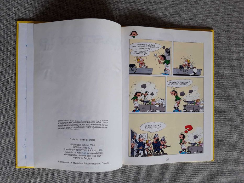 BD Gaston Lagaffe tome 18 Edição "Fête du timbre GASTON"
