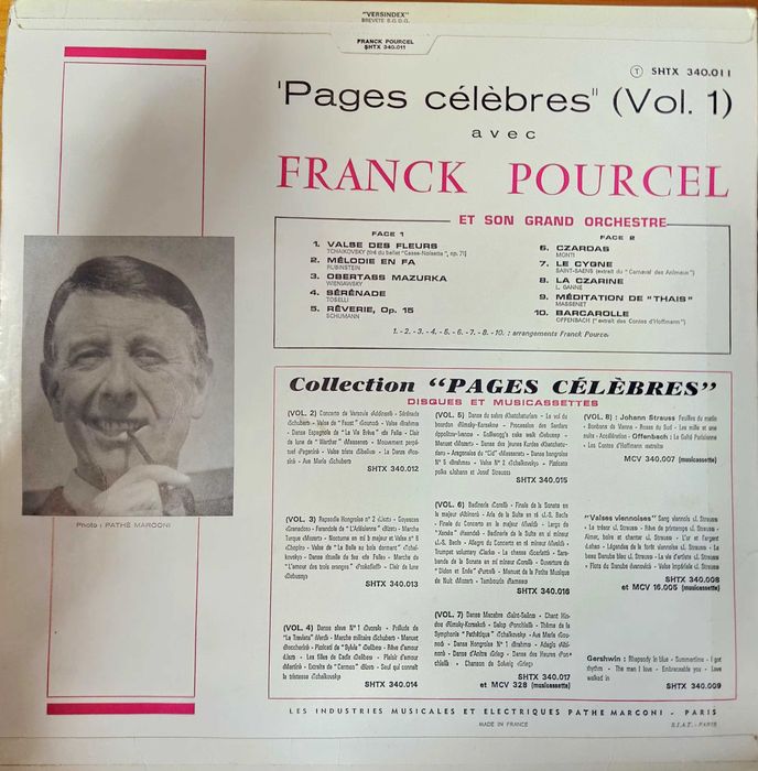 Vinil: Pages Celebres