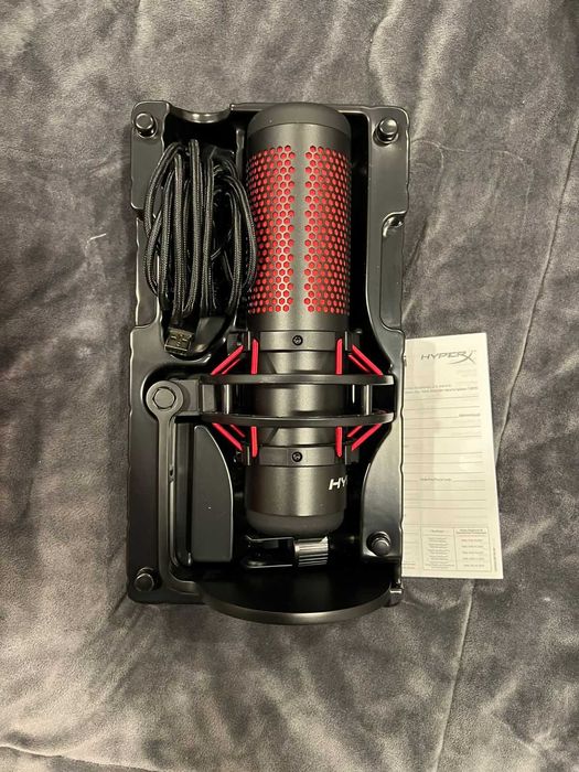 Microfone HyperX QuadCast Gaming USB