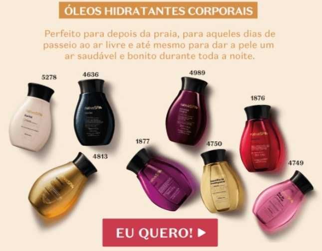 Óleos e Loções O Boticário