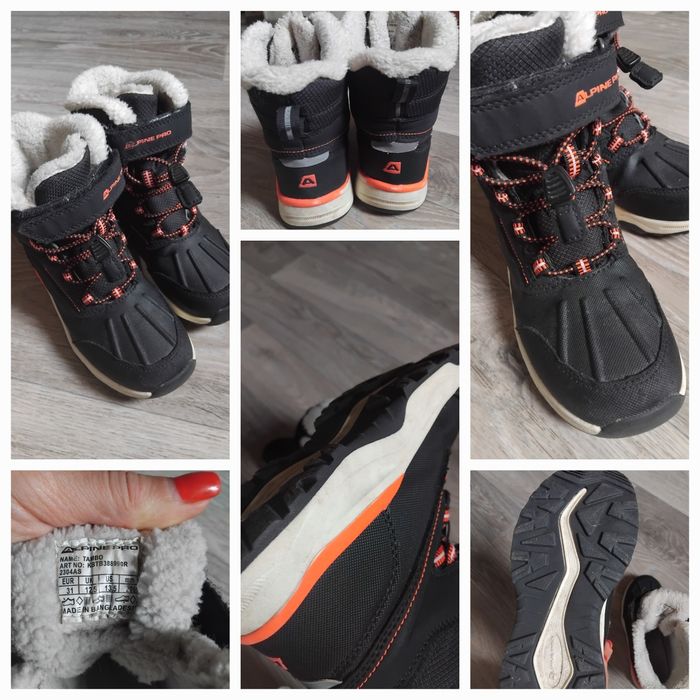 Чоботи зимові 31 розмір