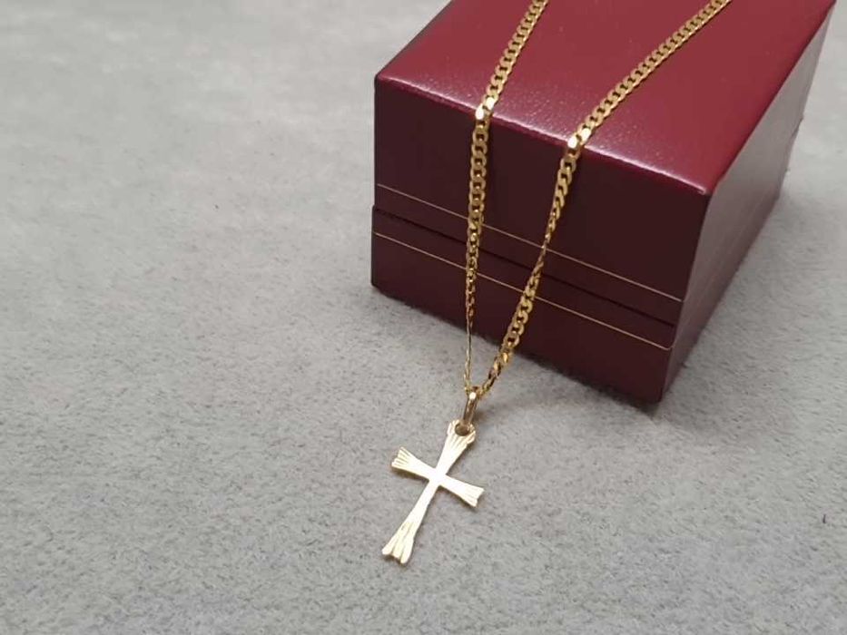 Złoty łańcuszek pr.585 3,34g 45cm Sk