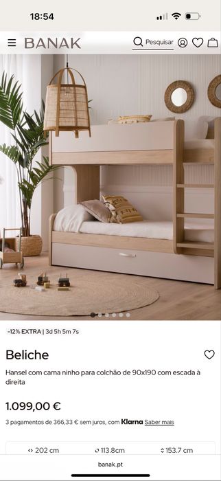 Beliche Três Camas - Banak