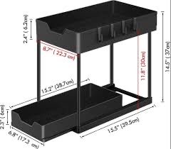 Підставка органайзер з висувною шухлядою для зберігання