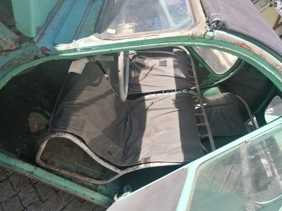 Citroen 2 cv AZLP portas assassinas, 6 volts, caixa centrifuga