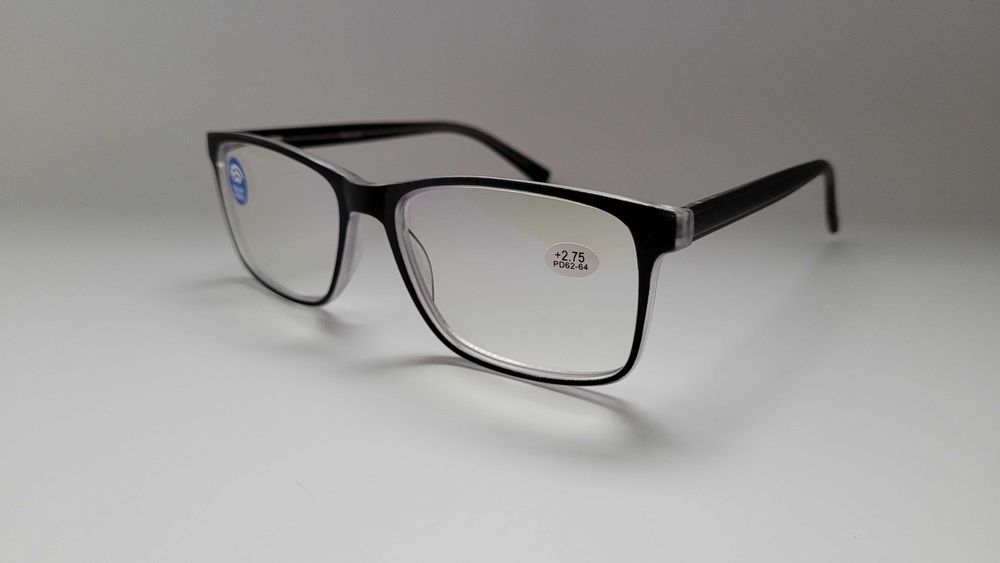 Очки для зрения  плюс минус  blueblocker в пластиковой оправе