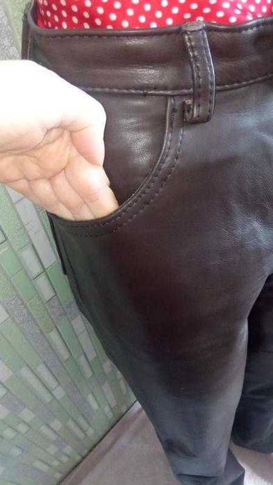 100% кожа штаны кожаные джинсы брюки под кроссовки пуховик шуба куртка