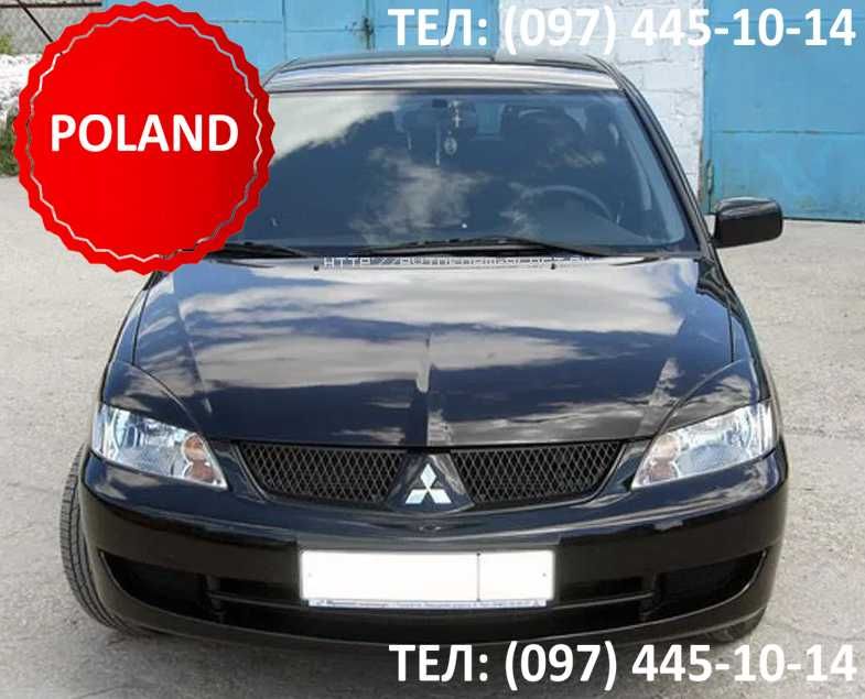 Реснички на фары Mitsubishi Lancer 9 Широкие - Митсубиши Лансер 9