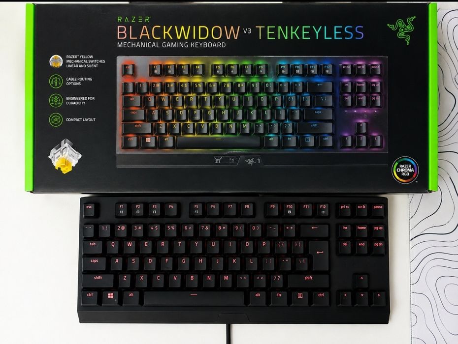 “Teclado Mecânico 80% RGB Gaming Muito Rápido”