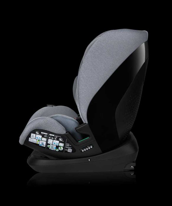 Fotelik samochodowy ATEST 9-36kg isofix Lionelo Lavender i-size