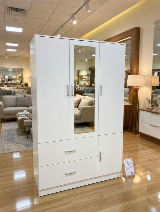 Roupeiro 3 portas com espelho novo envio gratis paga na entrega