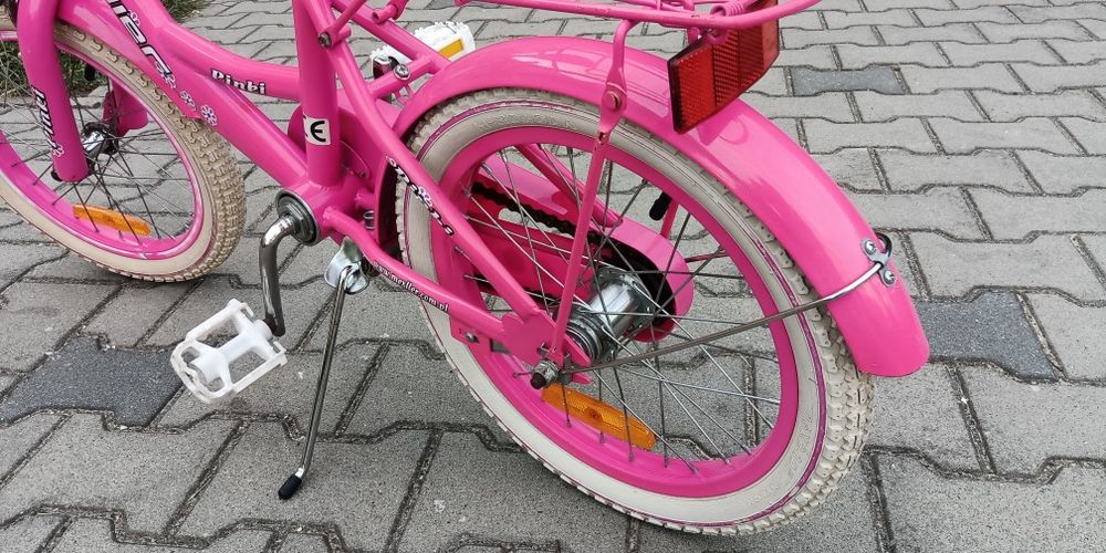 Rower Rowerek Dla Dziewczynki Dziecka MEXLLER PINKY koła 16