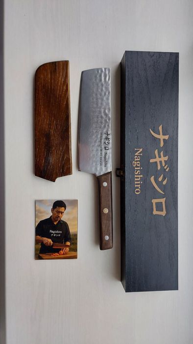 Кухонный нож VG-10, 67 слоёв, Nagishiro