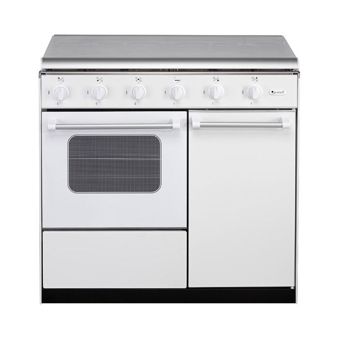 Fogao gás 5 bicos compartimento garrafa de gás