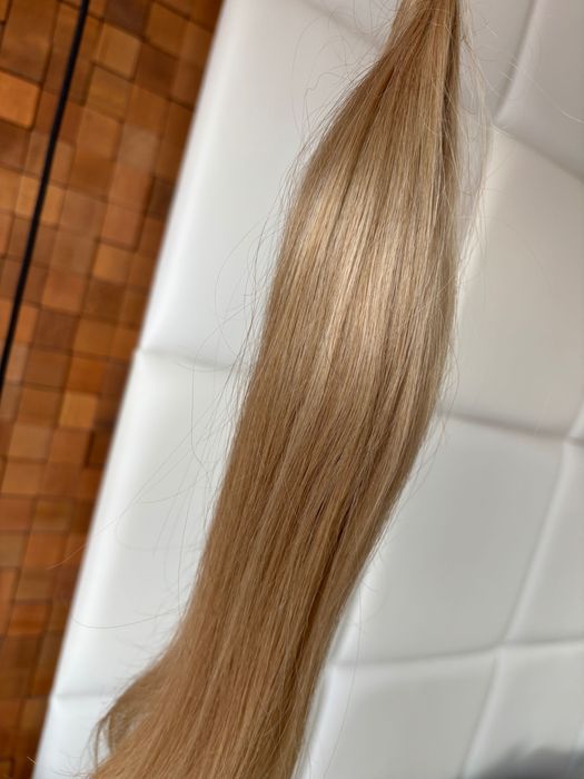 Włosy słowiańskie ciepły blond 50 cm
