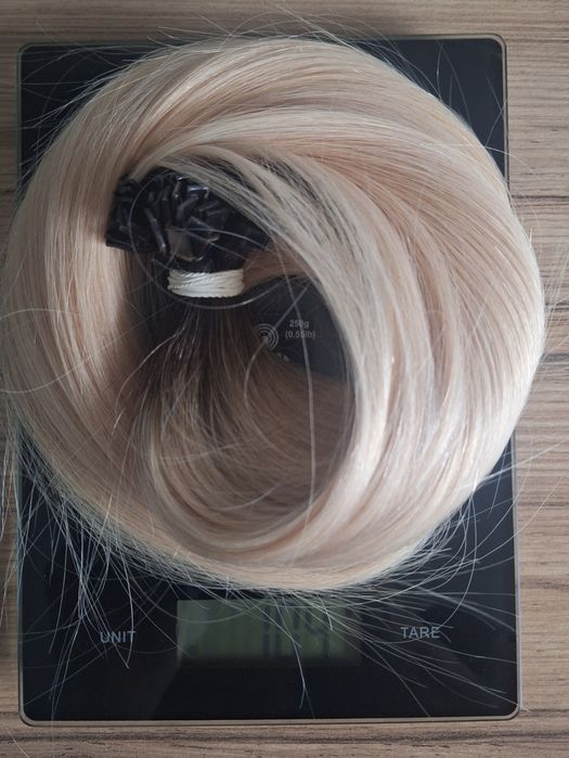 Naturalne włosy słowiańskie lux ombre