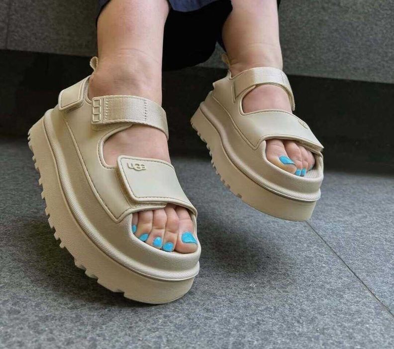 ‼️АКЦІЯ‼️ / Босоножки Ugg Goldenglow Sandals w Sea Salt / Beige / Угги / Босоніжки Угг/ Уггі Сандалі