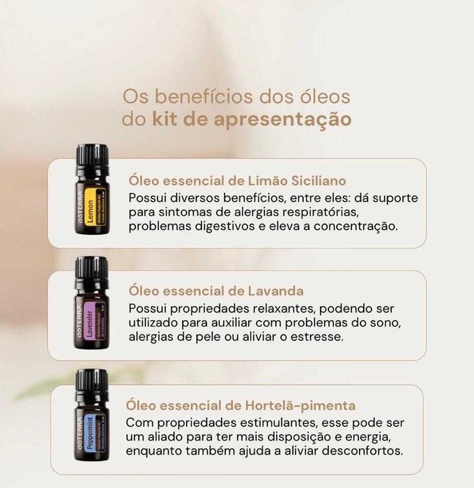 Óleos Essenciais e Cosméticos