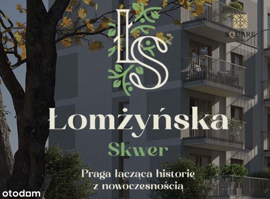 Łomżyńska Skwer M16, 3 pokojowe, bez Pcc