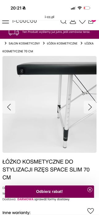 Łóżko i-coucou z materacem anatomicznym 80cm