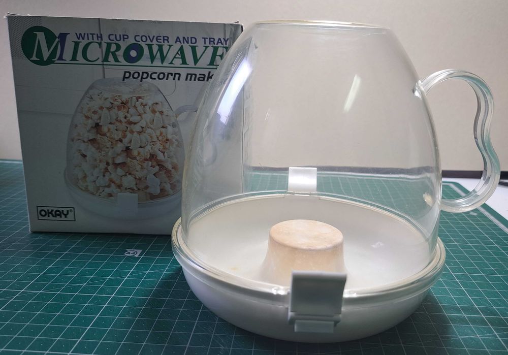 Copo para fazer pipocas