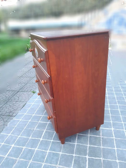 Cómoda de Criança em Madeira – 4 Gavetas, Excelente Estado