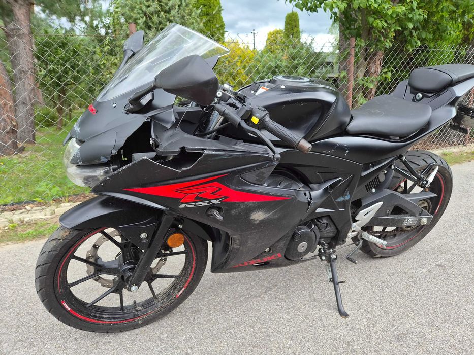 Suzuki GSXR 125 GSX-R niski przebieg Honda CBF 125 Kawasaki Z500