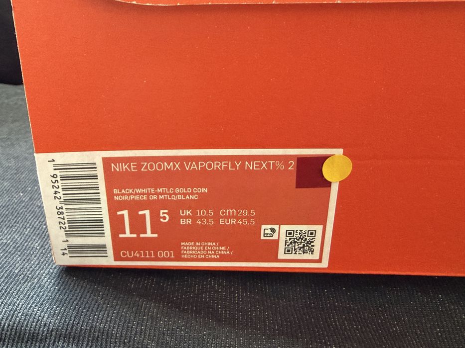 Sapatilhas Nike Vaporfly next% 45.5