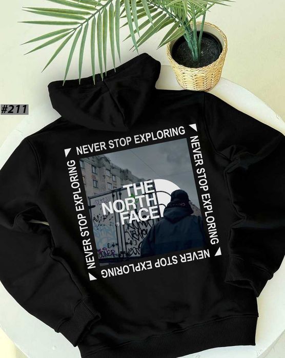 Новое Худи ТНФ Черное • Худі The North Face Чорне • KRBK Street