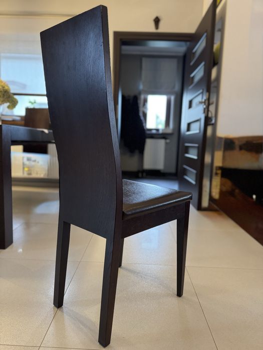 Krzesła krzesło fornirowane zestaw 6 szt