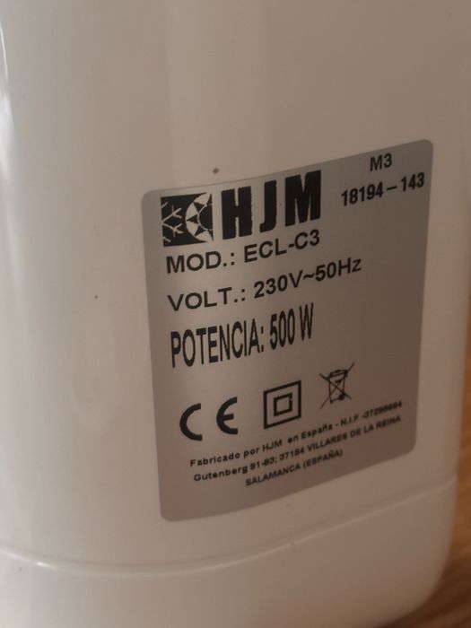 Emissor Termico 500W HJM (Aquecedor de parede)